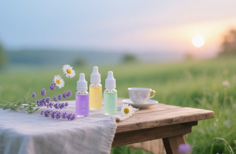 Nomierino&scaron;u e-&scaron;ķidrumu gar&scaron;u māksla, kas radīta stresa mazinā&scaron;anai