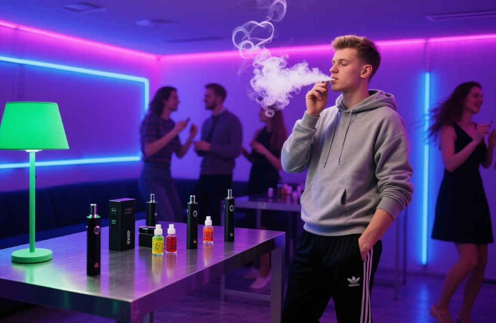 Elektroniskās cigaretes kā stila un atmosfēras akcents mūsdienu ballītēs