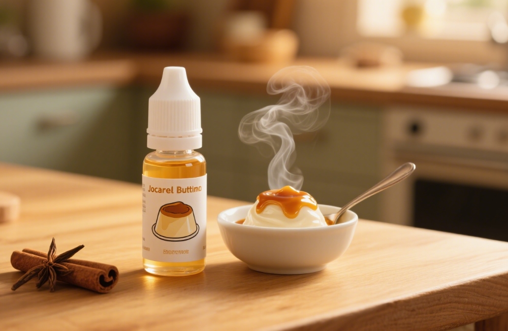 Izpētīt karameļu pudiņa e-šķidruma saldās slāņainās nianses