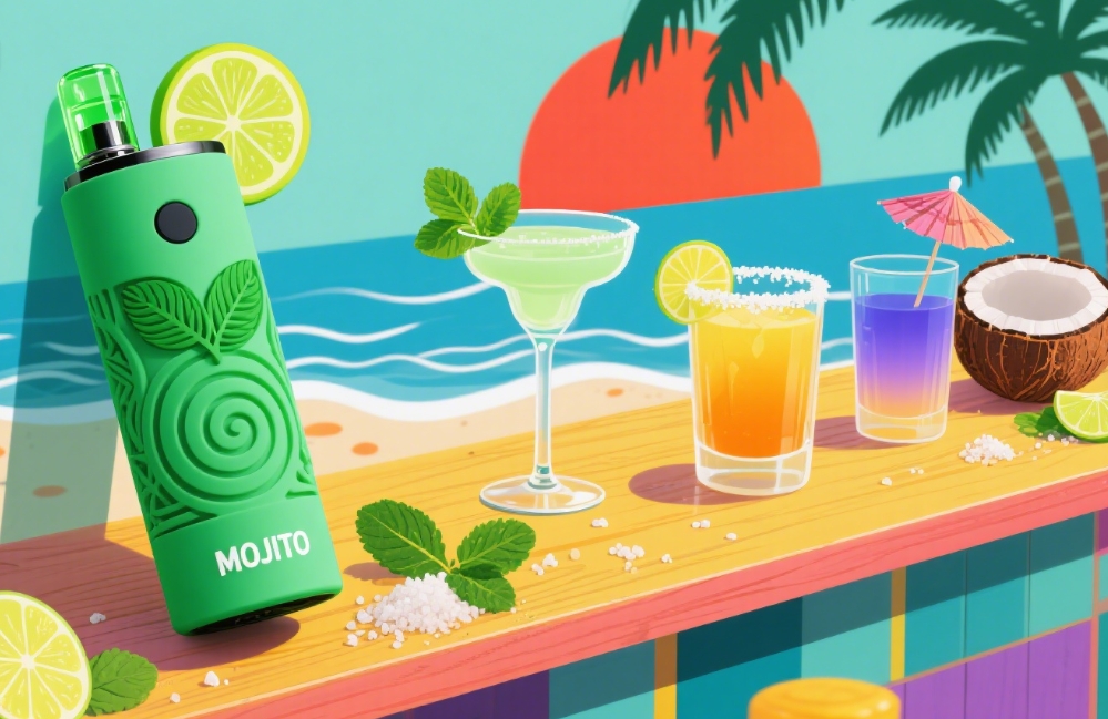 E-cigarešu kokteiļu māksla: Radošu garšu radīšana, iedvesmojoties no kokteiļiem